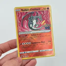 Radiant Charizard 011/078 Pokemon GO 2022 Holo Card Nintendo - Image 1