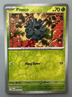 Forretress & Pineco Pokemon TCG Lot 6 Basic Common Regular and Foil Cards - Image 4