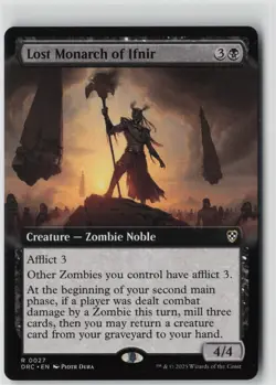 Lost Monarch of Ifnir (Extended Art) (27) - Commander: Aetherdrift (DRC) - NM - Image 1