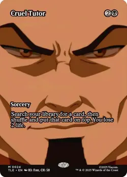 Cruel Tutor Borderles Avatar: The Last Airbender NM MTG - Image 1