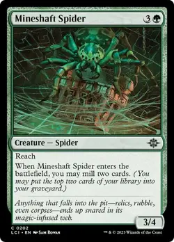 MINESHAFT SPIDER x4 mtg NM Lost Caverns of Ixalan 4 Common - Image 1