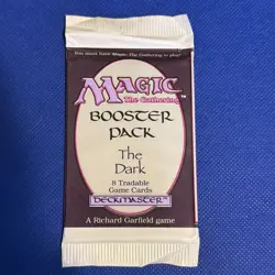 1994 Magic: The Gathering “THE DARK” Factory Sealed Booster Pack *Ships Free* 742818065047 - Image 1