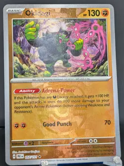 Pokemon Okidogi #057/131 English PRE Prismatic Evolutions Master Ball Holo - Image 1
