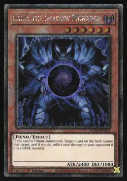 Caius the Shadow Monarch - RA03-EN194 - Platinum Secret Rare - Yugioh - Image 1