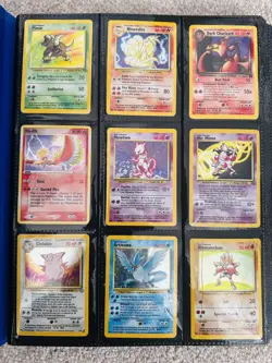 250+ Vintage Pokemon Cards Bundle/Binder Collection TCG WOTC Holos, Rares - Image 1