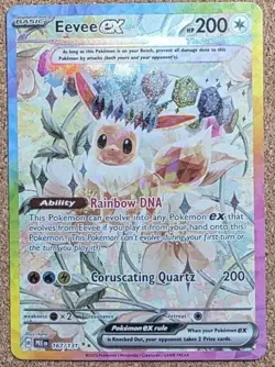 Pokemon Prismatic Evolutions Collection Eevee ex 167/131 SIR - Image 1