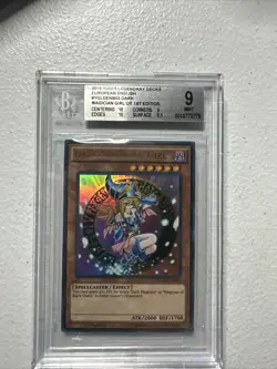 Yugioh Dark Magician Girl YGLD #ENB03 BGS 9 - Image 1