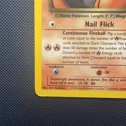 Pokemon Vintage Non-Holo Rare Dark Charizard 21/82 Team Rocket WotC 2000 - Image 5