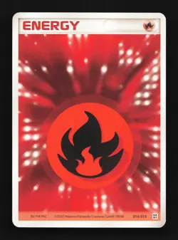 Fire Energy 014/015 LP Fire Quick Construction Pack Japanese Pokemon Card TCG - Image 1