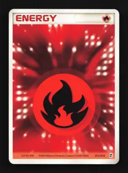 Fire Energy 011/015 LP Fire Quick Construction Pack Japanese Pokemon Card TCG - Image 1