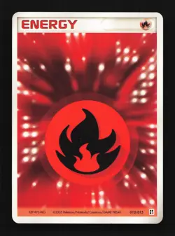 Fire Energy 013/015 LP Fire Quick Construction Pack Japanese Pokemon Card TCG - Image 1