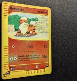 Pokemon SKYRIDGE - #62/144 Growlithe - Reverse Holo - ENG - Lightly Played+ - Image 5