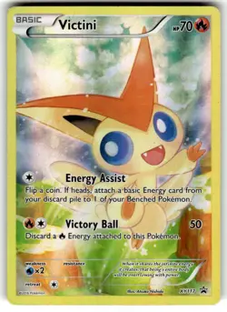 Victini XY117 Holo Full Art Pokemon TCG XY Black Star Promo 2016 MP - Image 1