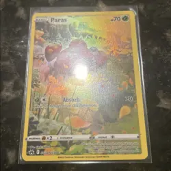 Paras GG32/GG70 Ultra Rare Full Art Crown Zenith: Galarian Gallery Pokemon NM - Image 2