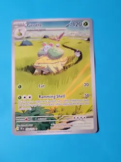 Grotle 164/162 Temporal Forces Pokemon Pokemon TCG Illustration Rare IR - Image 2