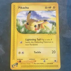 Pikachu (E-Reader, Non-Holo) - Pokemon TCG - MP - Image 1
