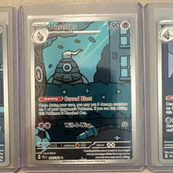 Pokemon Duskull Dusclops Dusknoir 068,069,070 Shrouded Fable Illustration Rare - Image 3