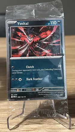 Pokemon TCG - Yveltal 088/132 - EB Games Stamped Promo SEALED - NM/M - Image 1