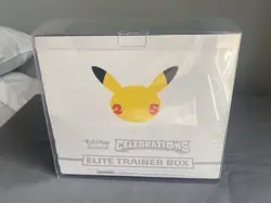 Pokemon Celebrations Elite Trainer Box Booster English Pikachu Greninja 2021 - Image 1