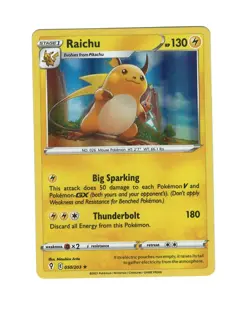 Raichu 050/203 Holo Rare NM/M Pokemon Evolving Skies Near Mint TCG - Image 1