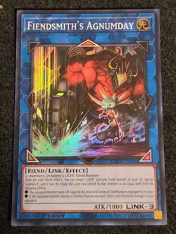 Yugioh! Fiendsmith's Agnumday - ROTA-EN045 - Super Rare - 1st Edition Near Mint, - Image 1