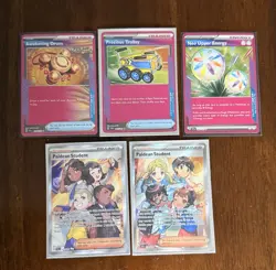 Neo Upper Energy ACE SPEC Rare Full Art Lot Pokemon NM Mint Sleeved Lot Of 5 - Image 1