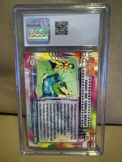 Round 1 Equals Defeat Pokemon Topps 1999 The 1st Movie 1st Print Silver CGC 8.5 - Image 2