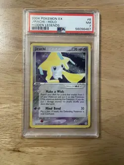 2004 Pokemon EX Hidden Legends 8/101 Jirachi Holo [PSA 7] - Image 1