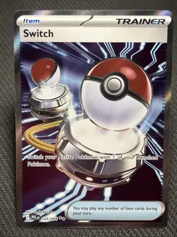 Switch 123/094 – Full Art Trainer – Holo – Pokemon TCG – Phantasmal Flames - Image 1