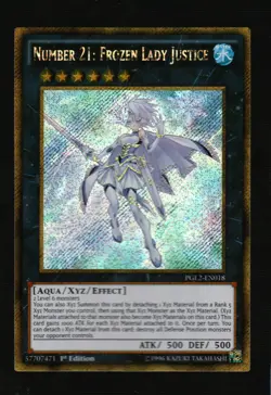 Premium Gold: Return of the Bling #PGL2-EN018 Number 21: Frozen Lady Justice - Image 1