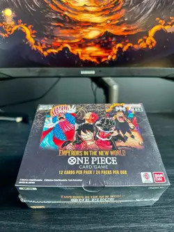 One Piece TCG OP-09 Emperors in the New World Booster Box English - New, Sealed - Image 1