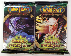 THROUGH THE DARK PORTAL Booster Packs X 2 World of Warcraft Trading Card Game - Image 1