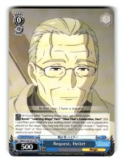 Weiss Schwarz Frieren Beyond Journeys End Request, Heiter SFN/S108-TE12 - Image 1