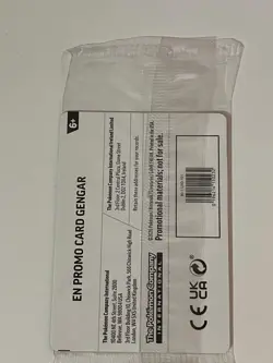Gengar 050/088 - EB Games Promo -SEALED Pokemon TCG Promo Card EBGames - Swirl - Image 3