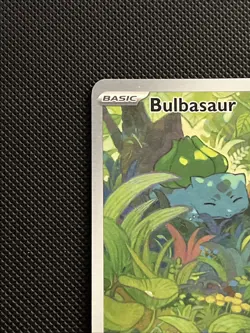 Bulbasaur 166/165 Scarlet Violet 151 Bear Mint Raw Card Pokemon TCG - Image 3
