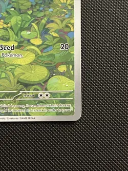 Bulbasaur 166/165 Scarlet Violet 151 Bear Mint Raw Card Pokemon TCG - Image 5