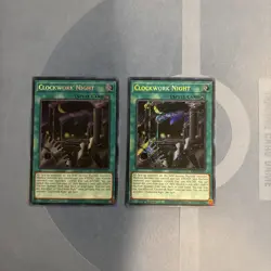 x2 Yu-Gi-Oh! Clockwork Night RA03-EN071 Secret Rare Near Mint! Bonanza - Image 1