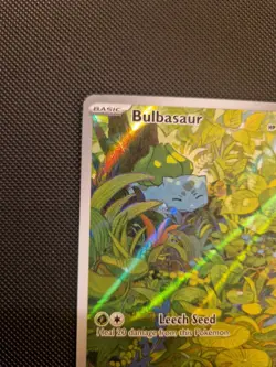 Pokemon TCG Bulbasaur Holo Card 166/165 SV Scarlet & Violet 151 English Edition - Image 4