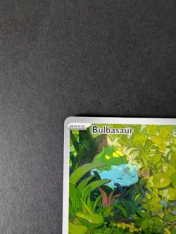 Pokemon TCG Bulbasaur Scarlet Violet 151 Illustration Rare English Card 166/165 - Image 4