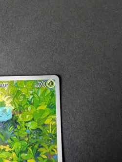 Pokemon TCG Bulbasaur Scarlet Violet 151 Illustration Rare English Card 166/165 - Image 5
