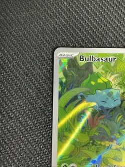 Bulbasaur 166/165 Illustration Rare Scarlet&Violet 151-Pokemon TCG-NM Condition - Image 2