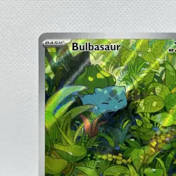 Pokemon TCG Bulbasaur Scarlet & Violet 151 Art Rare Card 166/165 - Image 3