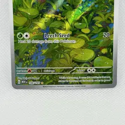 Pokemon TCG Bulbasaur Scarlet & Violet 151 Art Rare Card 166/165 - Image 4
