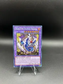 YU-GI-OH! Snake Eyes Doomed Dragon SUDA-EN035 Secret Rare - Image 1