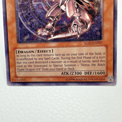 Yugioh Horus The Black Flame Dragon LV6 SOD-EN007 Unlimited Ultimate Rare - VLP - Image 4