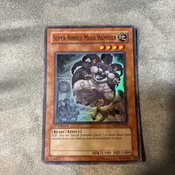 Super-Nimble Mega Hamster (ABPF-1st Edition) MP Yugioh - Image 1