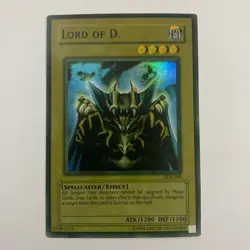 Yugioh Lord Of D Max Faded + Foil Line Error Lp - Image 2