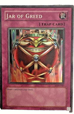 Yu-Gi-Oh - Jar Of Greed - LON-047 - Super Rare - Image 1