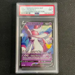 Dark Sylveon V SWSH134 *PSA 9* Celebrations Collection Pokemon TCG - Image 1