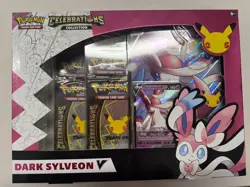 Pokemon TCG Celebrations Dark Sylveon V Collection Factory Sealed Box - Image 1